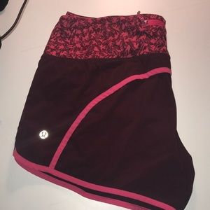 Lululemon speed shorts